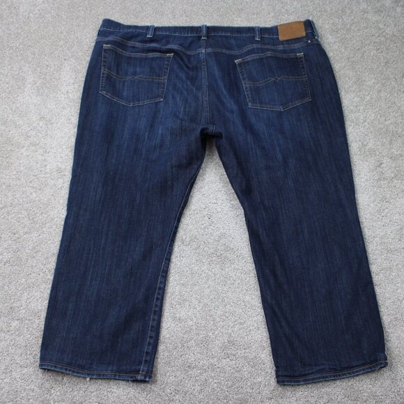 Lucky Brand Jeans Mens 48x26 Blue 181 Relaxed Straight Cotton Stretch 5-Pocket - Picture 7 of 15